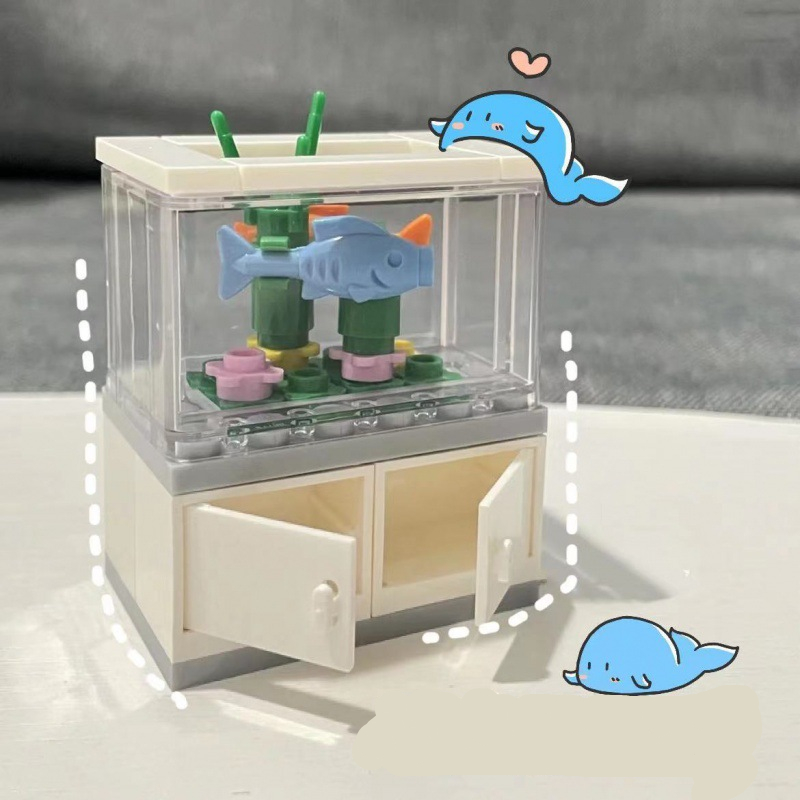 Bloques de construcción de pec - Aquarium Fish Lego reseña y precio