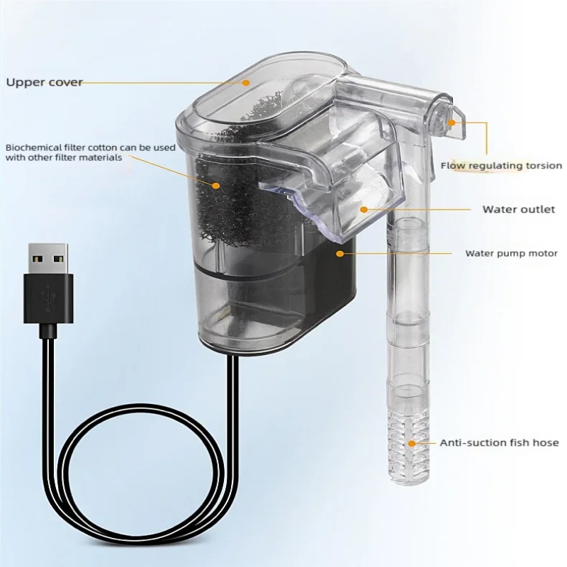Mini Filtro USB Suspendido par - Aquarium Xxl reseña y precio