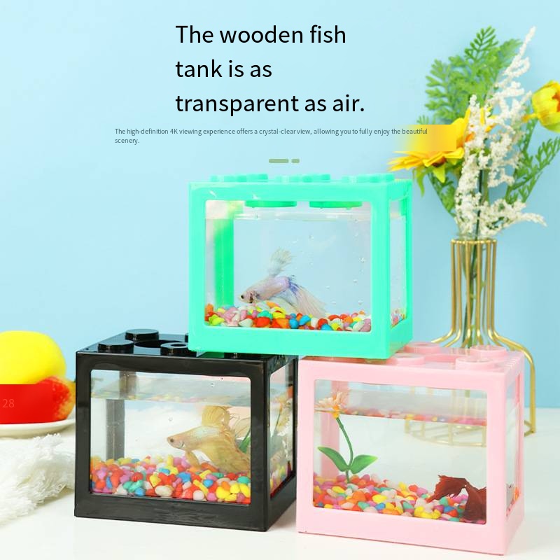 Mini Acuario de Escritorio en  - Aquarium Fish Names reseña y precio