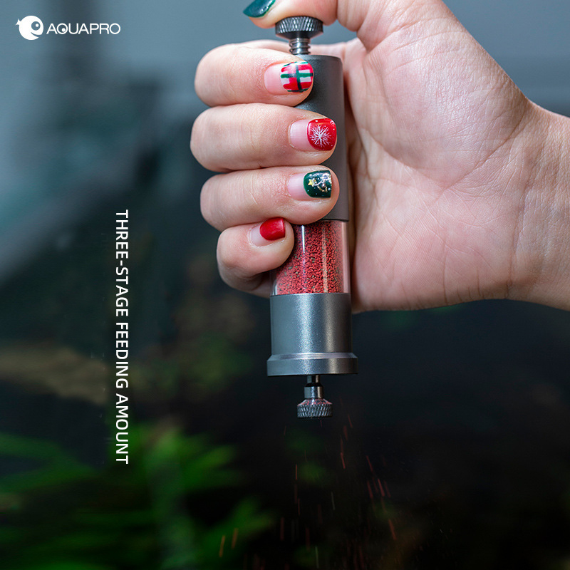 AQUAPRO MINI alimentador de pe - Aquarium Fish Holiday Food reseña y precio