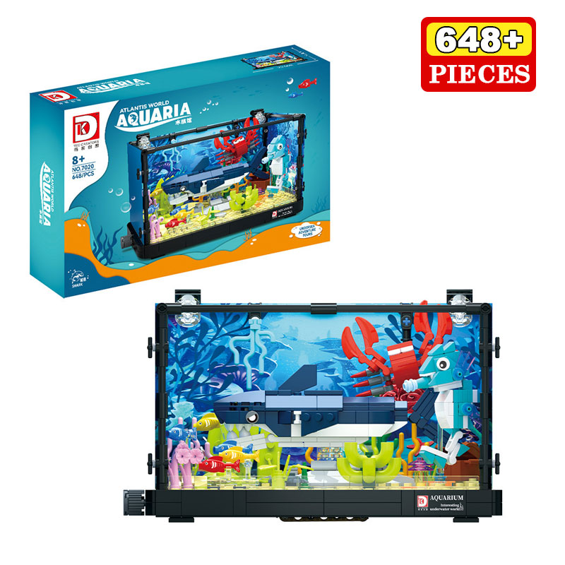 Bloques de construcción de tan - Aquarium Fish Lego reseña y precio