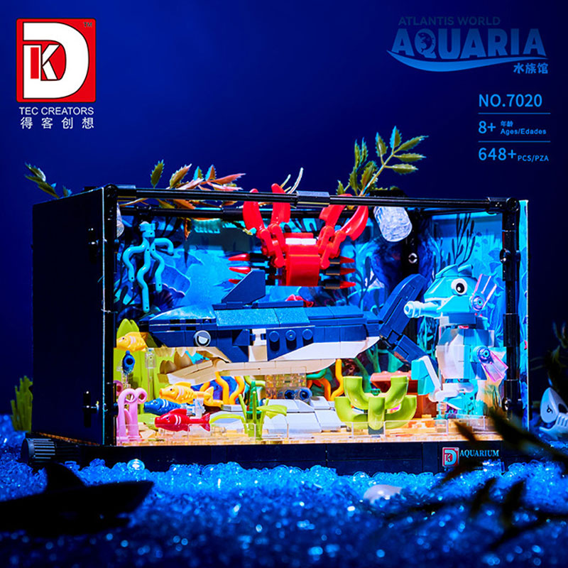 Bloques de construcción de tan - Aquarium Fish Lego reseña y precio