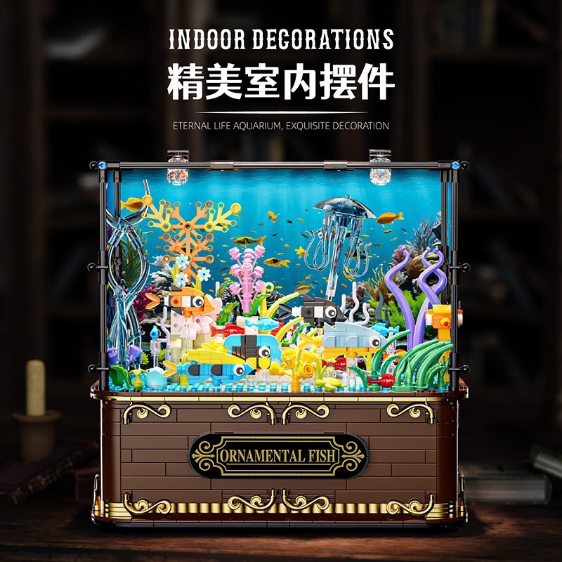 Jiqi 1115 Bloques de Construcc - Aquarium Fish Lego reseña y precio