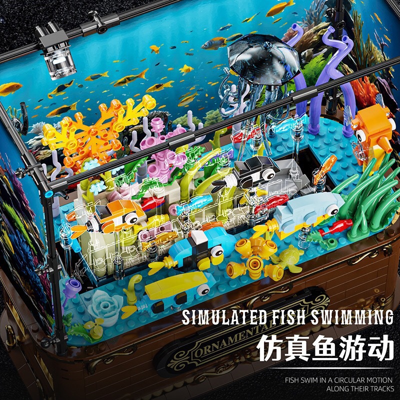 Jiqi 1115 Bloques de Construcc - Aquarium Fish Lego reseña y precio