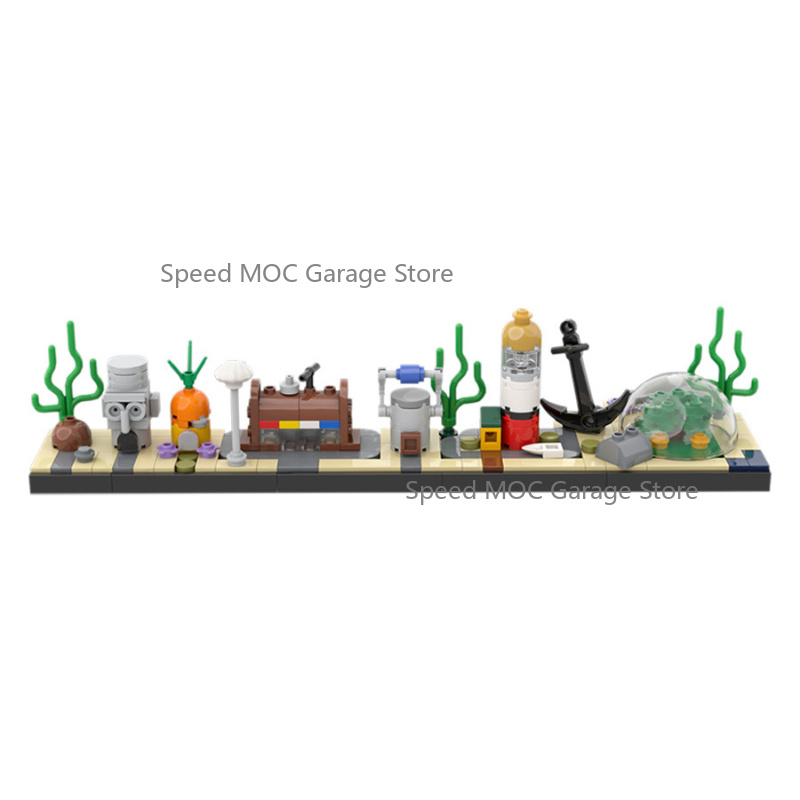 Set MOC de Paisaje Urbano Subm - Aquarium Fish Lego reseña y precio