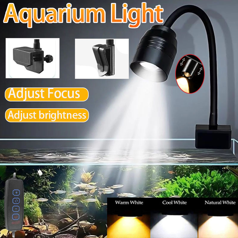 Luz USB para acuario, iluminac - Aquarium Fish Photography reseña y precio
