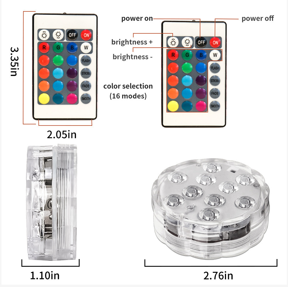Lámpara de Buceo Sumergible 13 - Aquarium Fish Rainbow reseña y precio