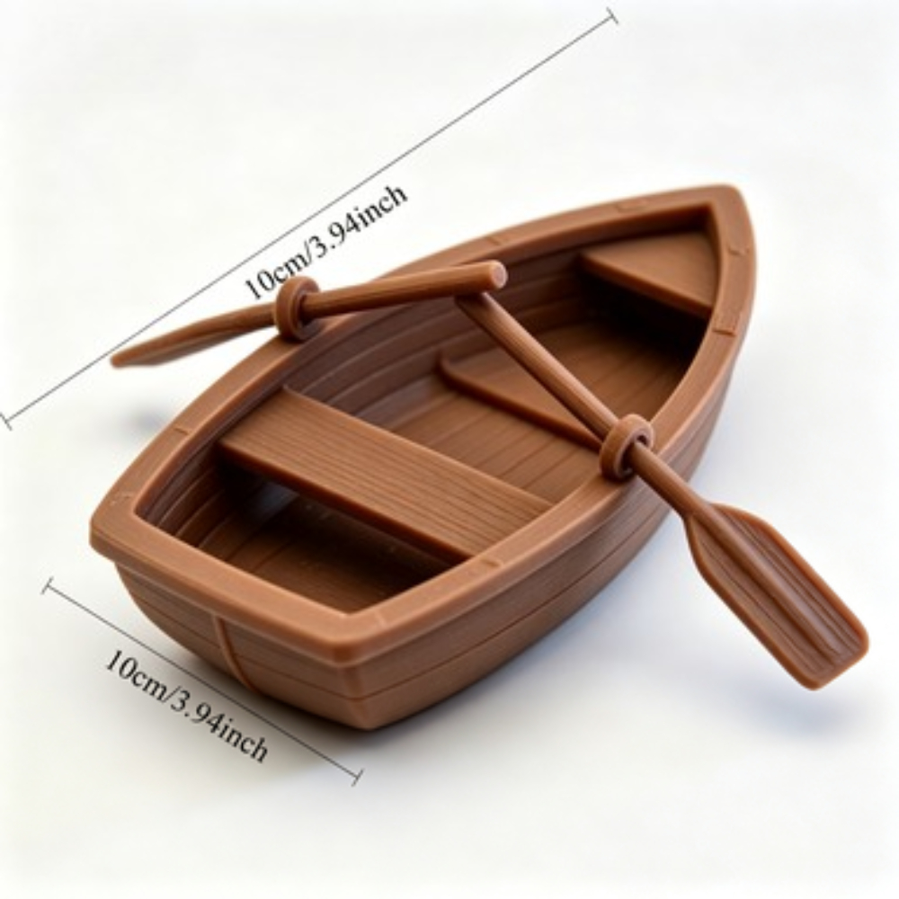 Mini Bote de Madera con Doble  - Aquarium Fish Buy reseña y precio