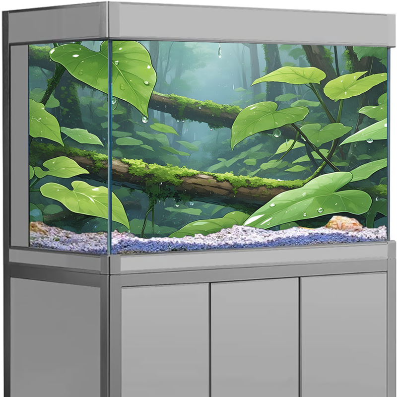 Pegatina Decorativa para Acuar - Aquarium Fish Background reseña y precio