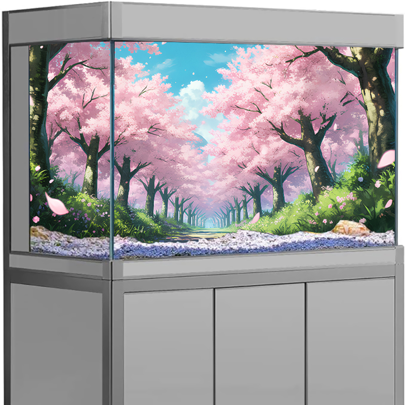 Pegatina Decorativa para Acuar - Aquarium Fish Background reseña y precio
