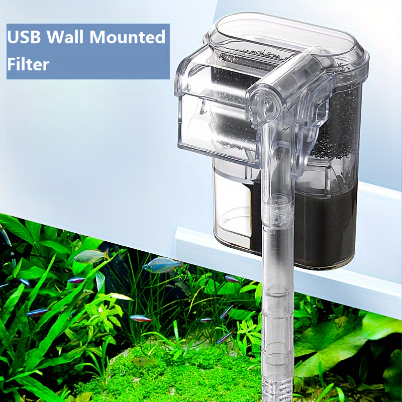 Filtro colgante de pared de 2, - Aquarium Fish Background reseña y precio