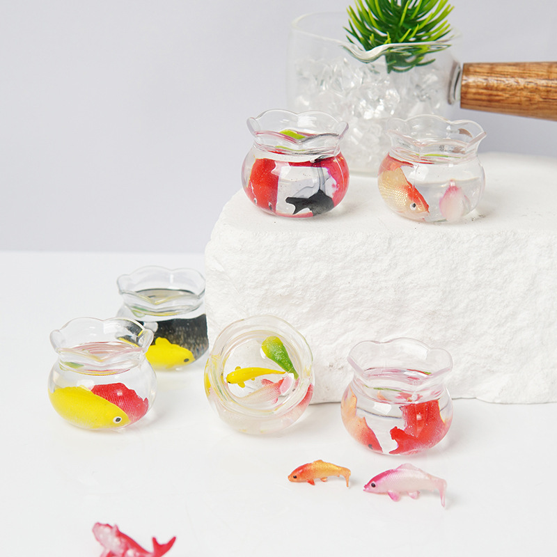 Mini florero de encaje transpa - Aquarium Fish Cartoon reseña y precio