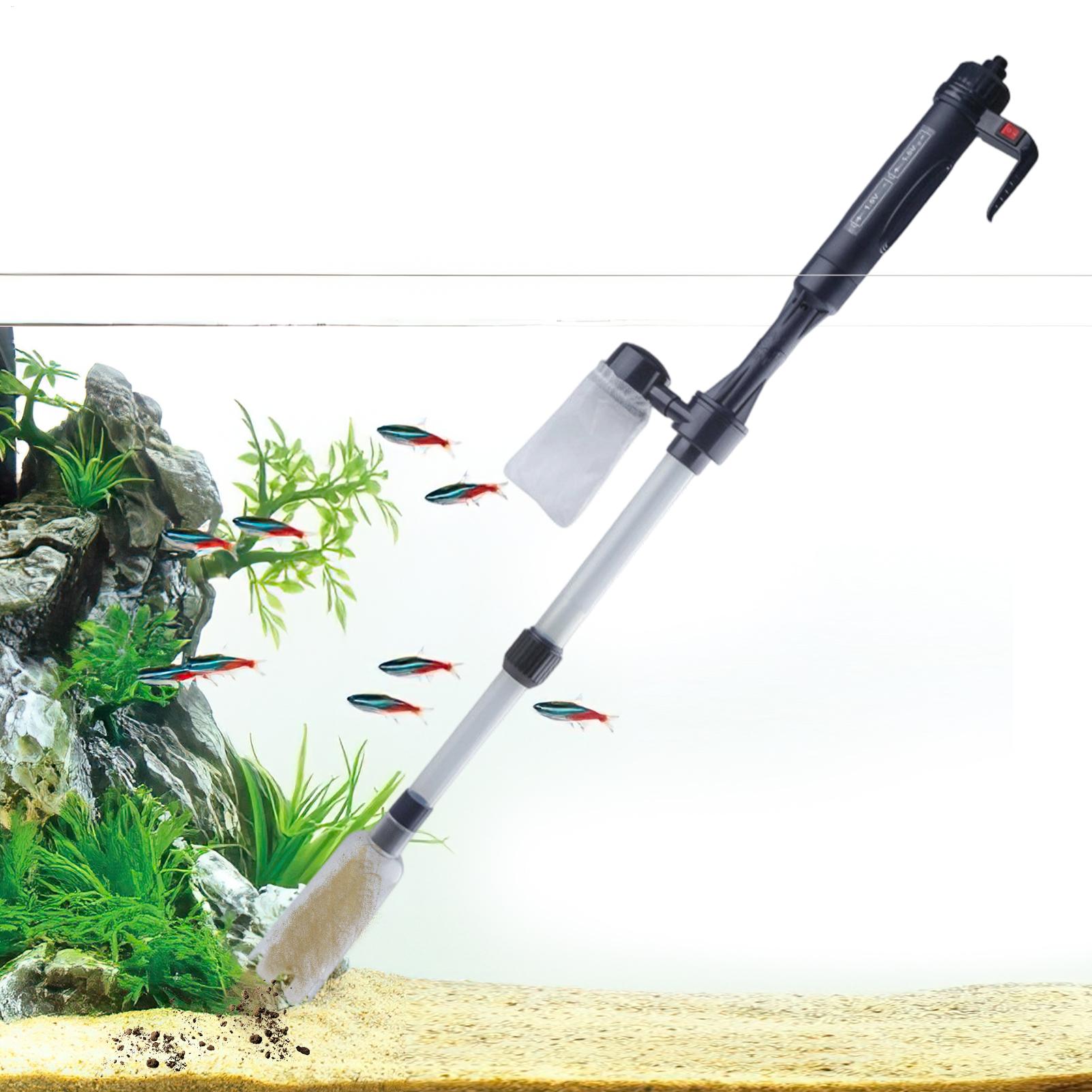 Aspirador de acuario ajustable - Aquarium Fish Background reseña y precio