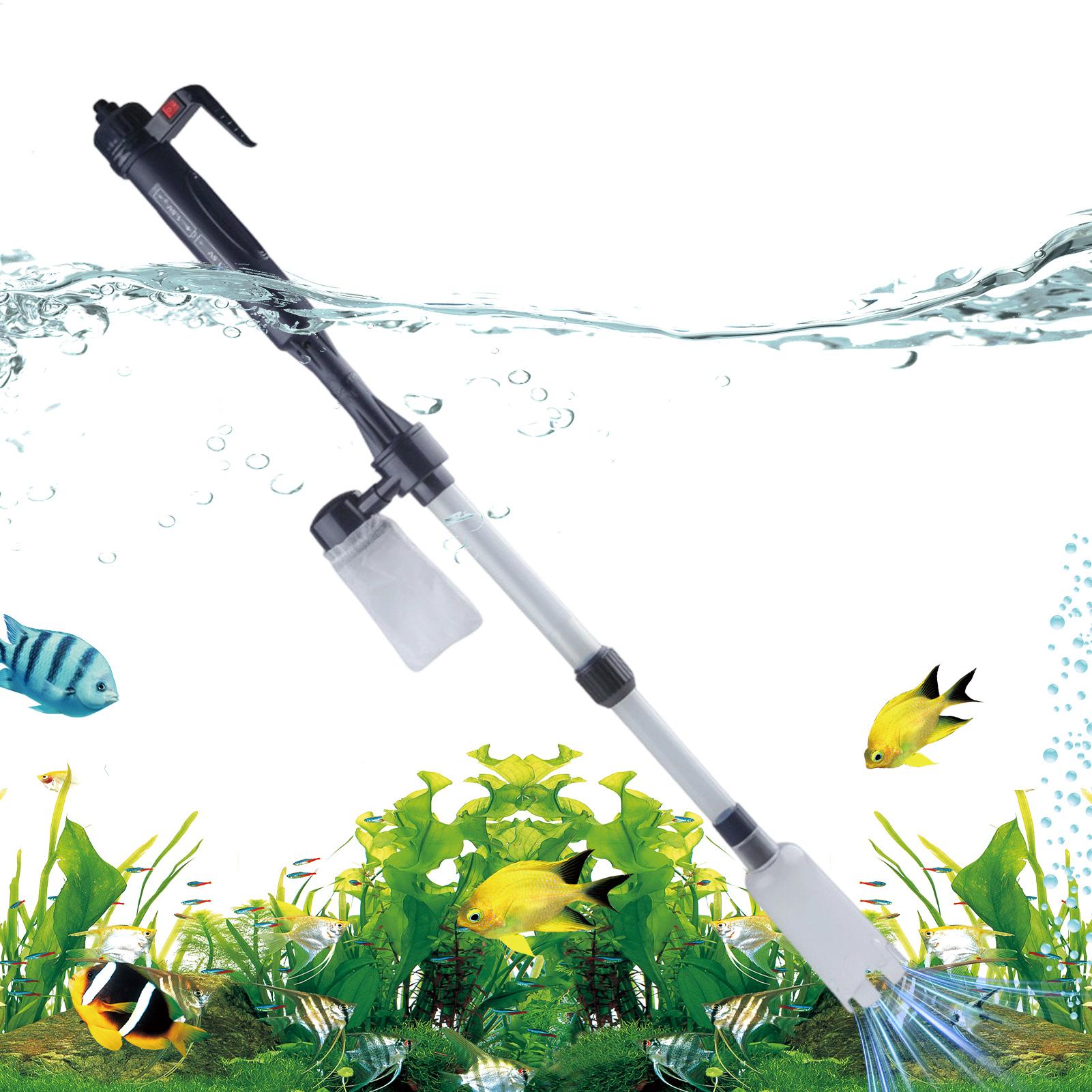 Aspirador de acuario ajustable - Aquarium Fish Background reseña y precio