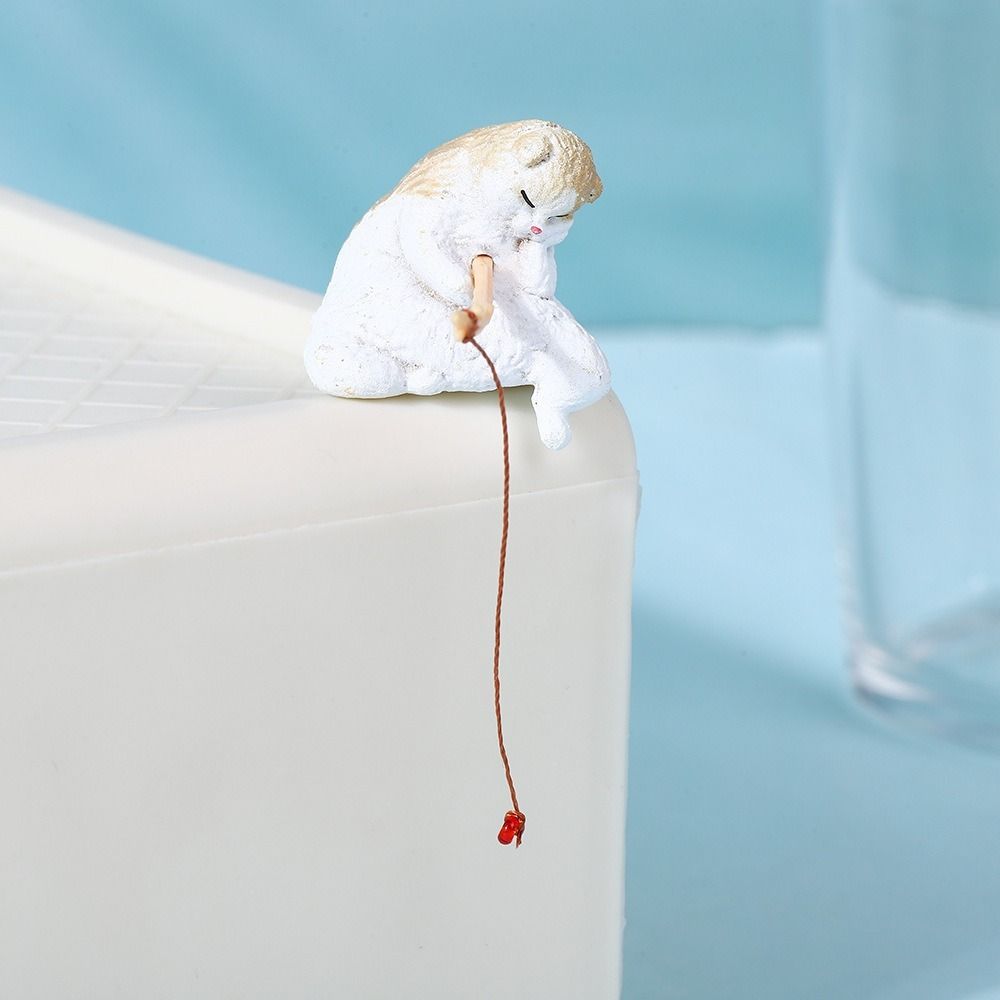 Adorno de Gato Pescador en Min - Aquarium Fish Cartoon reseña y precio