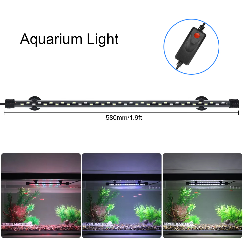 Luz LED para acuario de 58CM,  - Aquarium Fish Photography reseña y precio