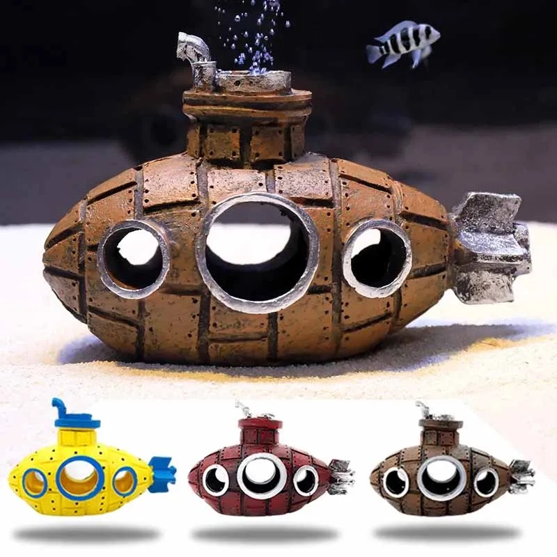 Adornos de Resina para Acuario - Aquarium Fish Cartoon reseña y precio