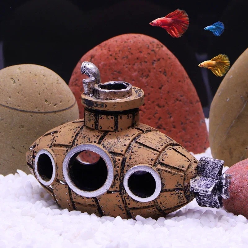 Adornos de Resina para Acuario - Aquarium Fish Cartoon reseña y precio