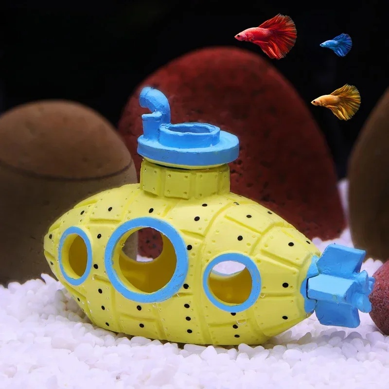 Adornos de Resina para Acuario - Aquarium Fish Cartoon reseña y precio