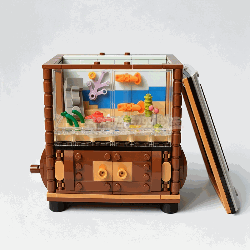 551 Piezas de Bloques de Const - Aquarium Fish Lego reseña y precio