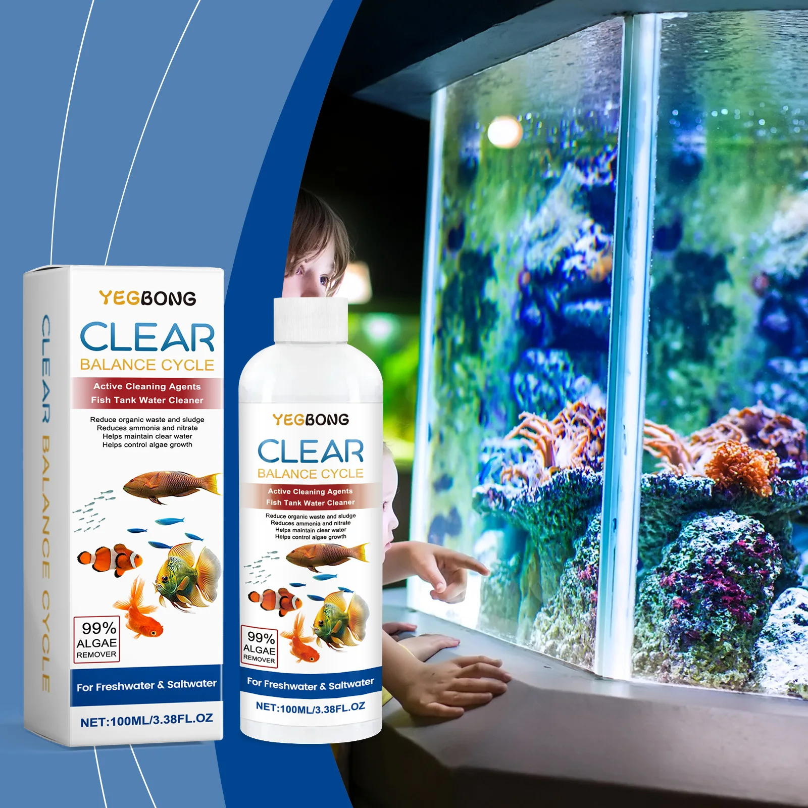Eliminador de algas para pecer - Aquarium Fishing reseña y precio