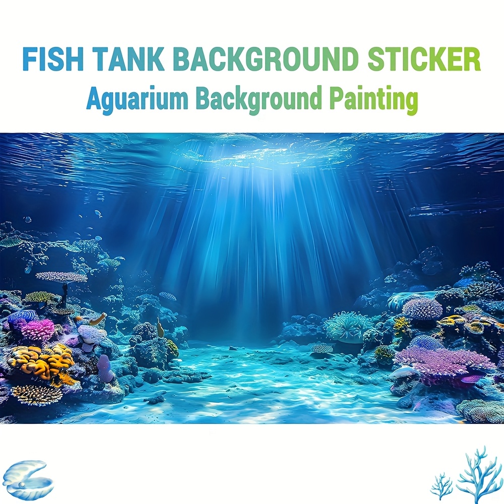 Papel Tapiz para Acuarios, Adh - Aquarium Fish Background reseña y precio