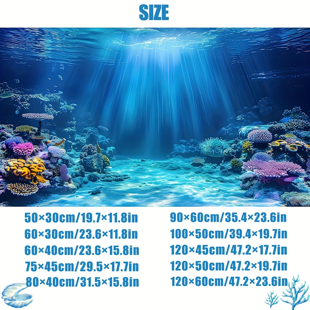 Papel Tapiz para Acuarios, Adh - Aquarium Fish Background reseña y precio