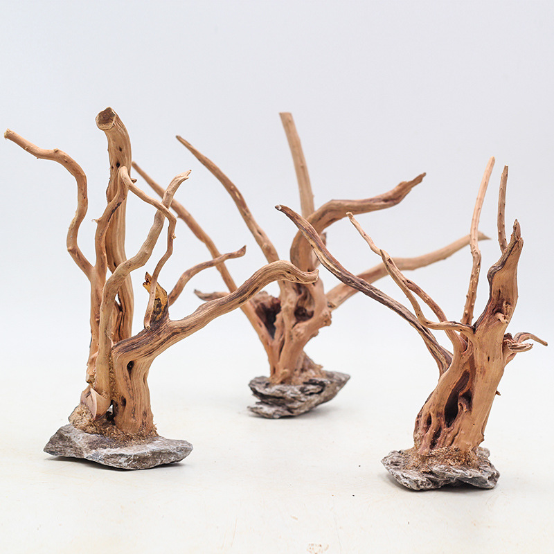 Adornos de madera para paisaji - Aquarium Fish Cartoon reseña y precio