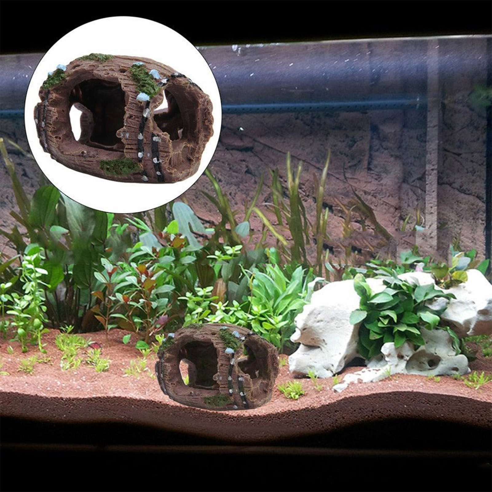 Adornos de Resina para Acuario - Aquarium Fish Cartoon reseña y precio