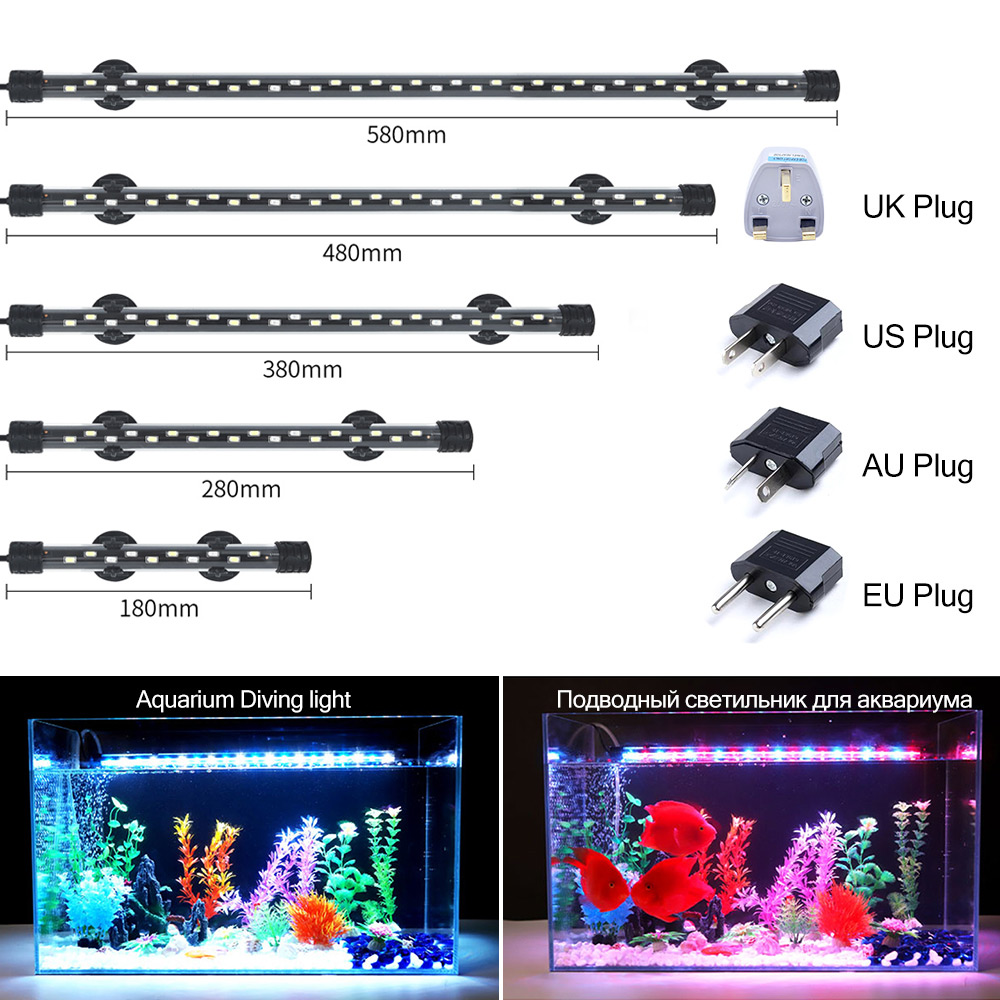 Luz LED para acuario de 90-260 - Aquarium Fish Photography reseña y precio