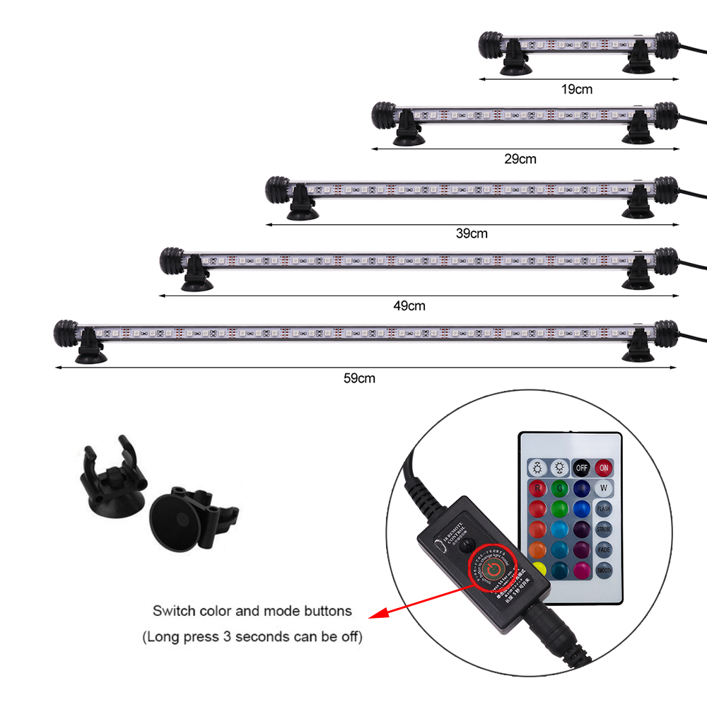 Barra de luz RGB para pecera,  - Aquarium Fish Lego reseña y precio