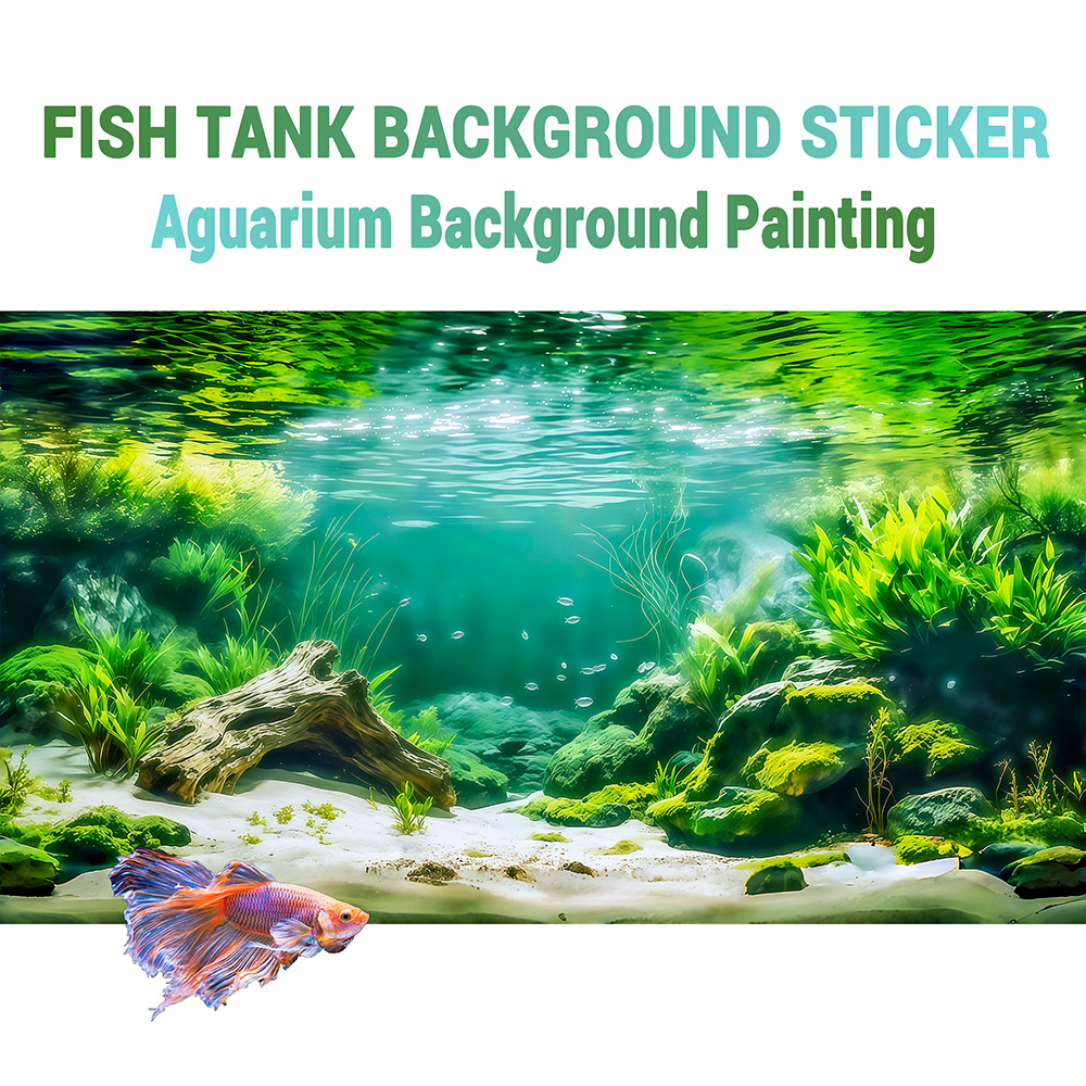 Pintura de Fondo para Acuario  - Aquarium Fish Background reseña y precio