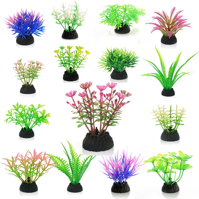 Simulación de plantas artifici - Aquarium Fish Cartoon reseña y precio